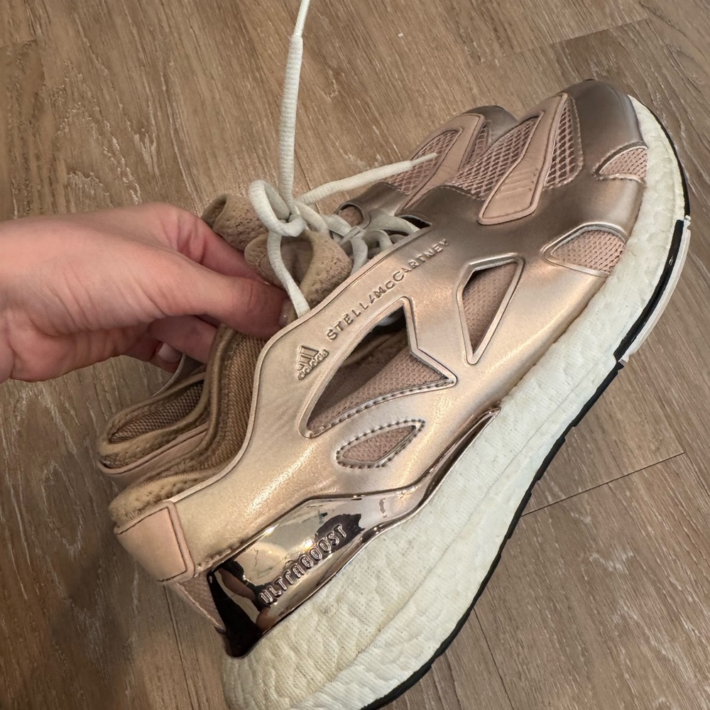 Adidas Ultraboost Stella McCartney Women’s Rose Gold Running Sneakers 9